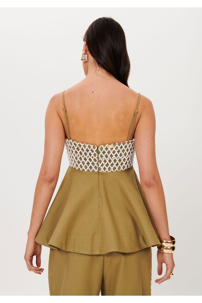 Blusa Bata De Alças Finas