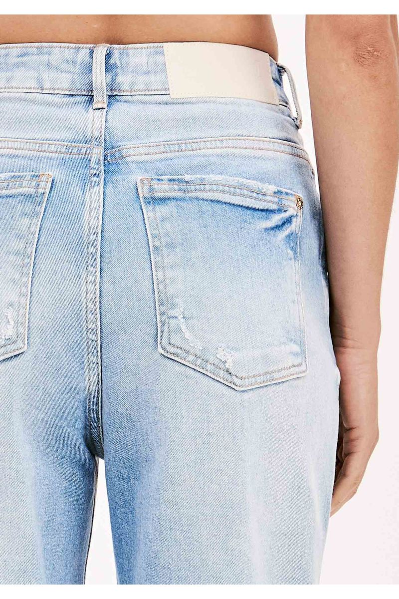 Calça Jeans Reta Cintura Super Alta