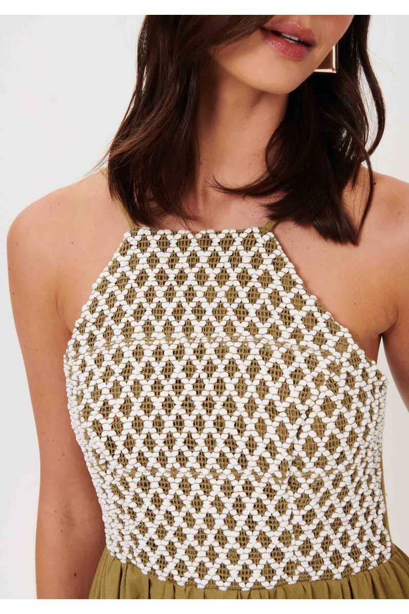 Vestido Longo Com Amarração