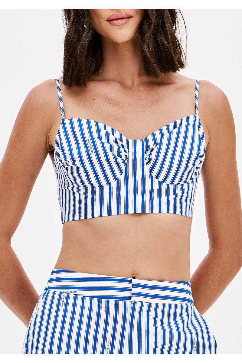 Top Cropped De Alças Finas