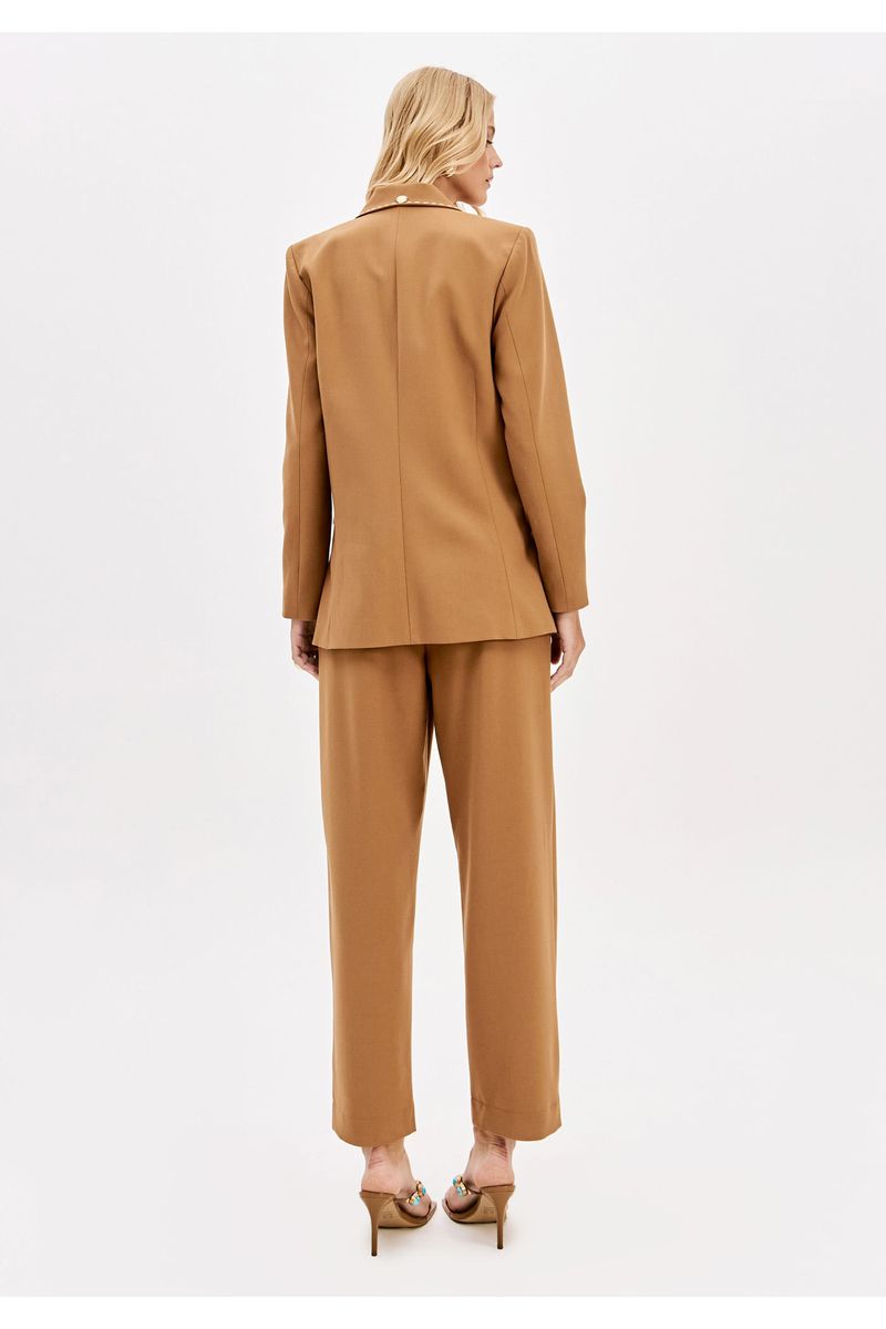 Calça Carrot De Cintura Alta