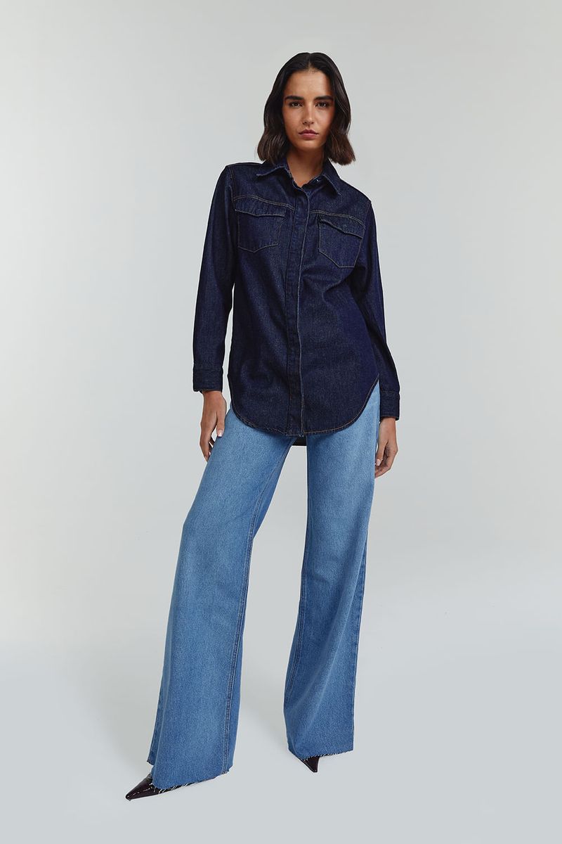 Camisa Jeans Guga