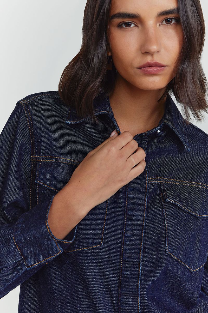 Camisa Jeans Guga
