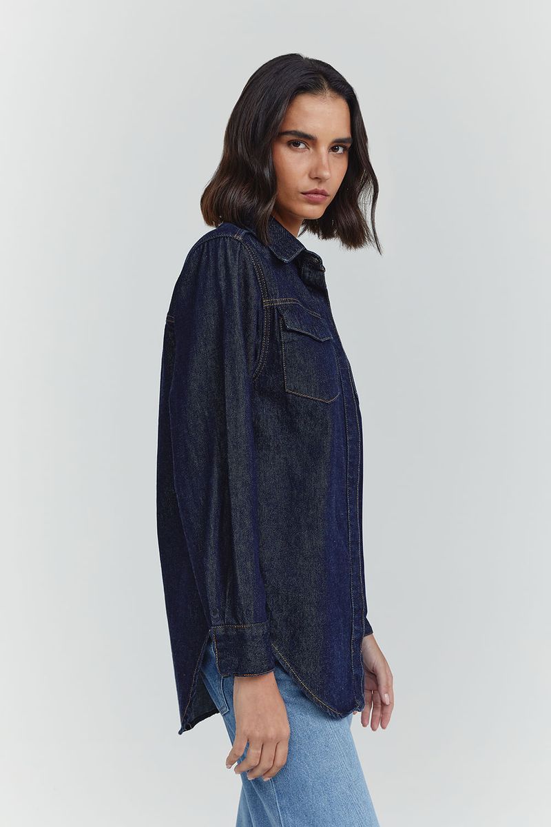 Camisa Jeans Guga