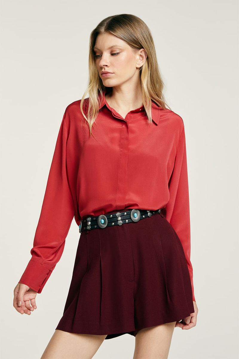 Camisa Seda New Lea