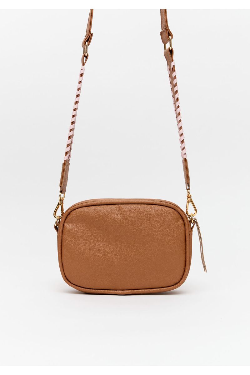 Bolsa Crossbody Com Alça Tramada