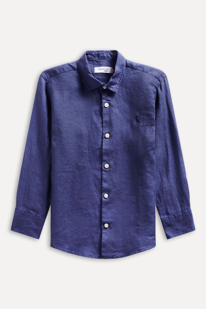 Camisa Mini Ml Linho Iate