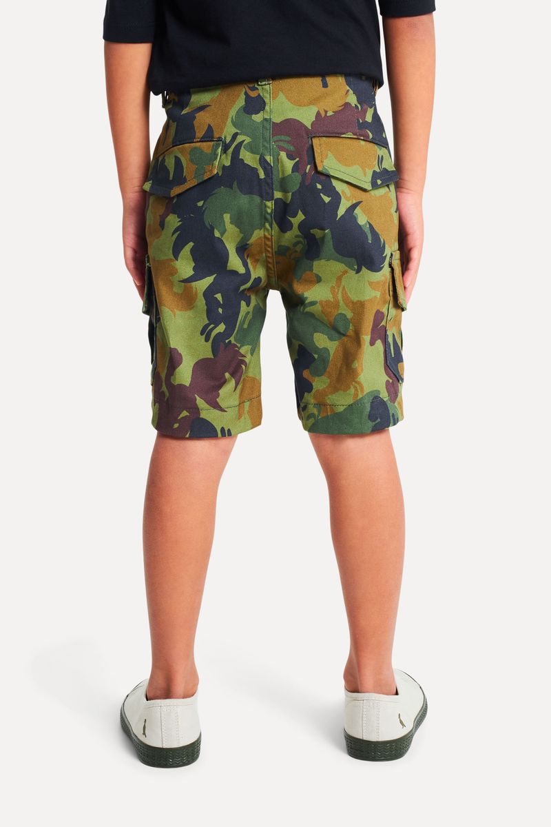 Bermuda Mini Cargo Camuflado