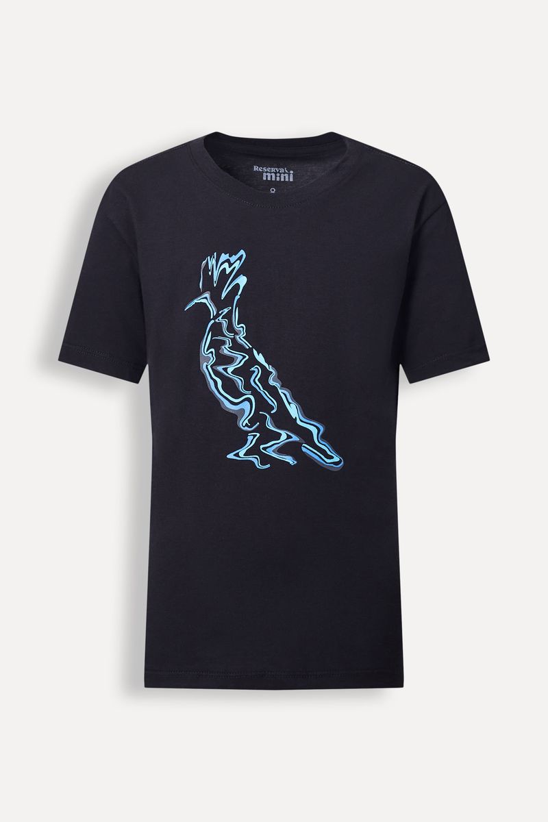 Camiseta Mini Estampa Blue Thunder
