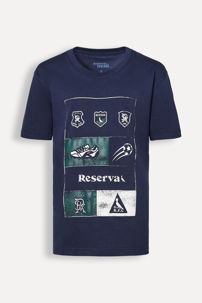 Camiseta Mini Estampa Rsv Futebol Club