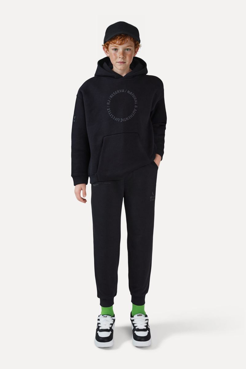 Hoodie Mini Moletom Street Black