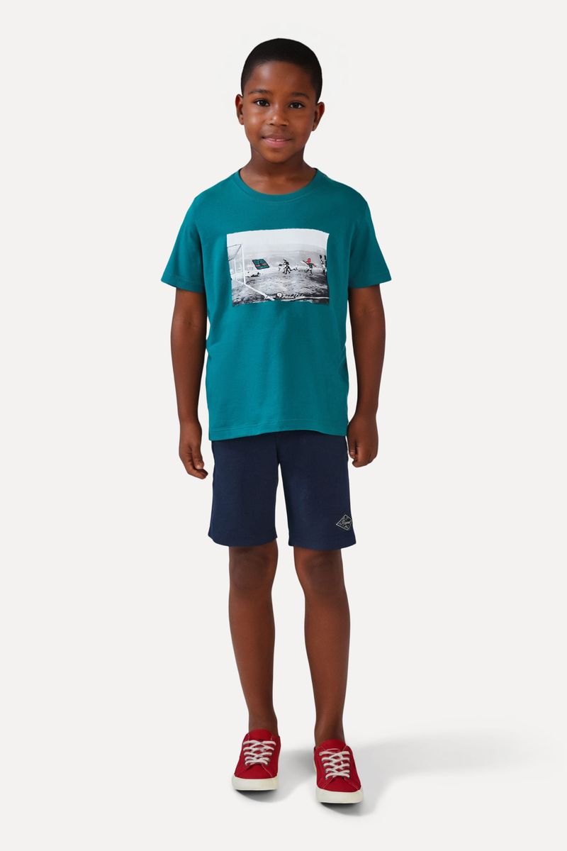 Camiseta Mini Bola Na Rede