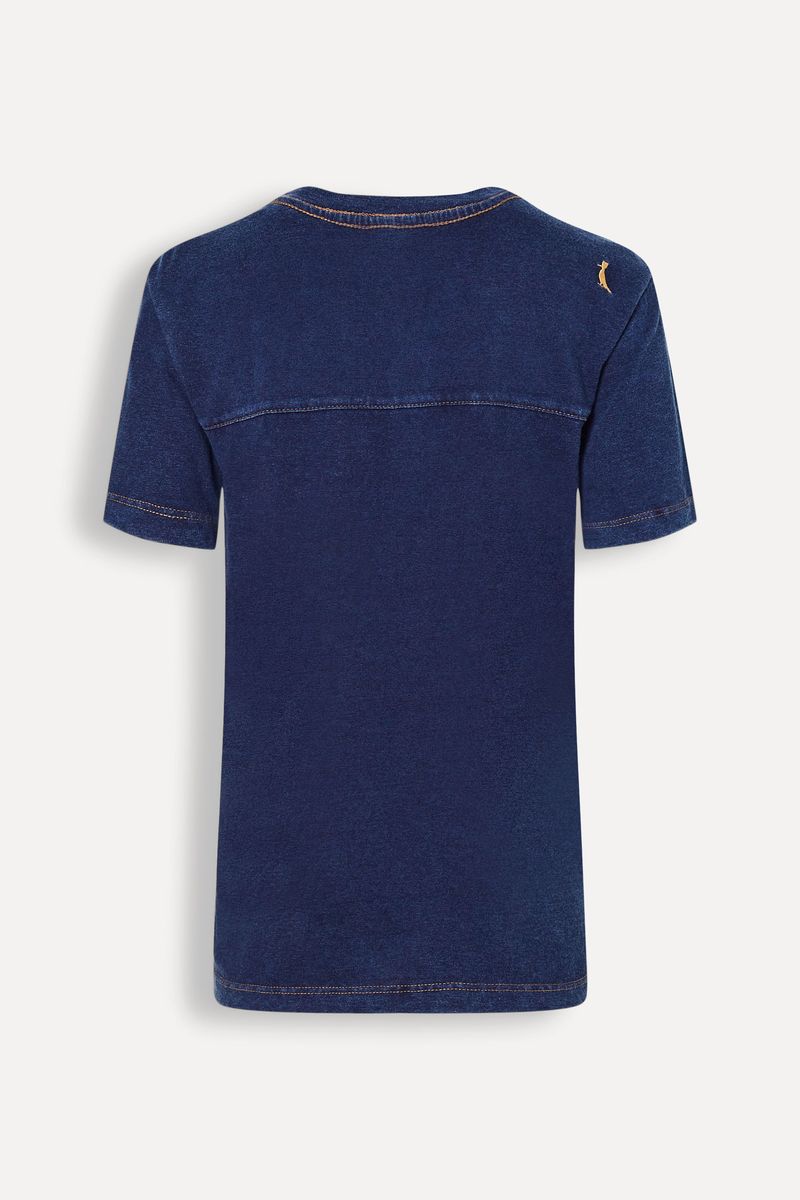 Camiseta Mini Indigo Lavado Tp
