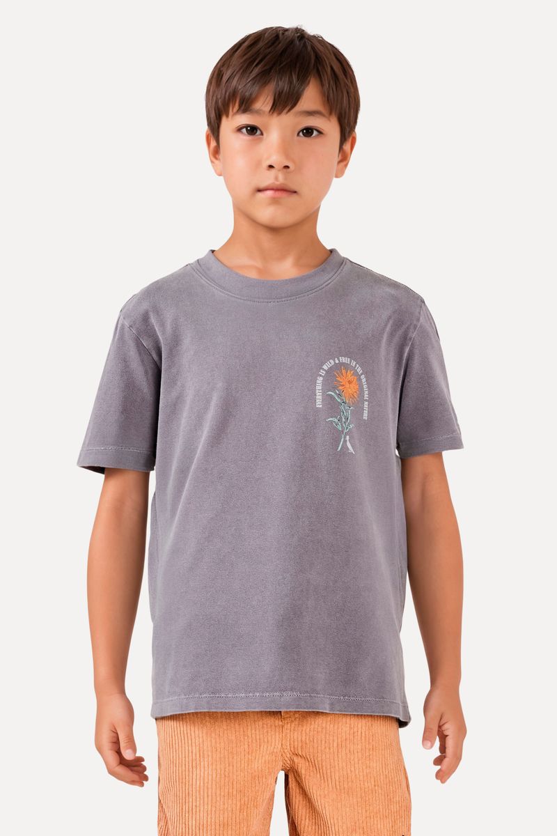 Camiseta Mini Estampa Wild Flowers