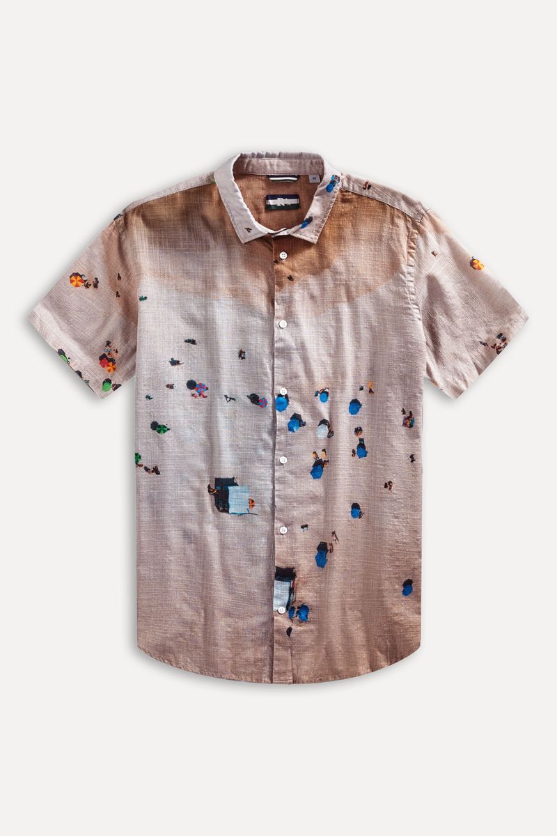 Camisa Estampada Mc Drone Beach