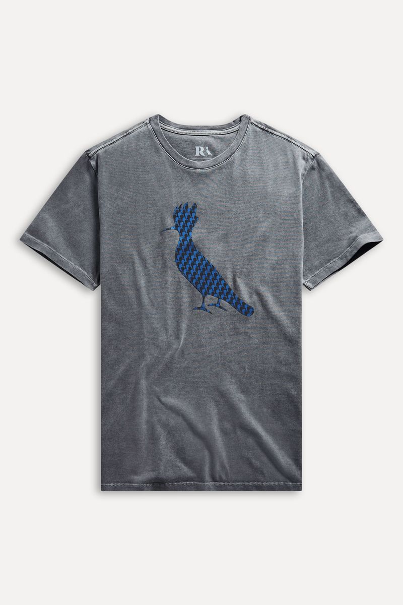 Camiseta Estampada Aplique Pica-poule