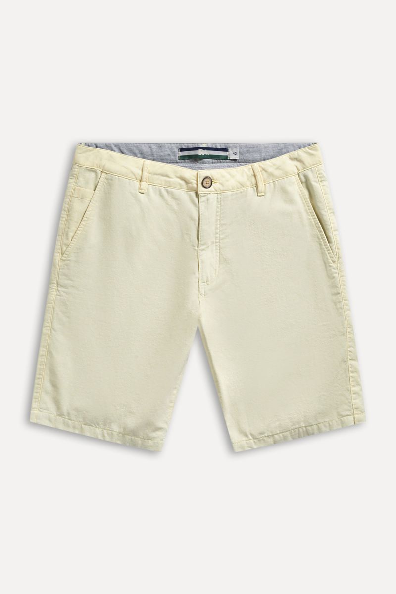 Bermuda Forro Meia Malha Oxford
