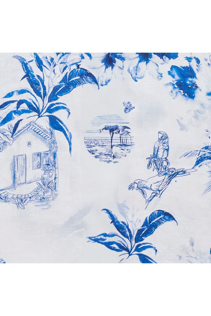 Camisa Ml Estampada Bahia Bonita