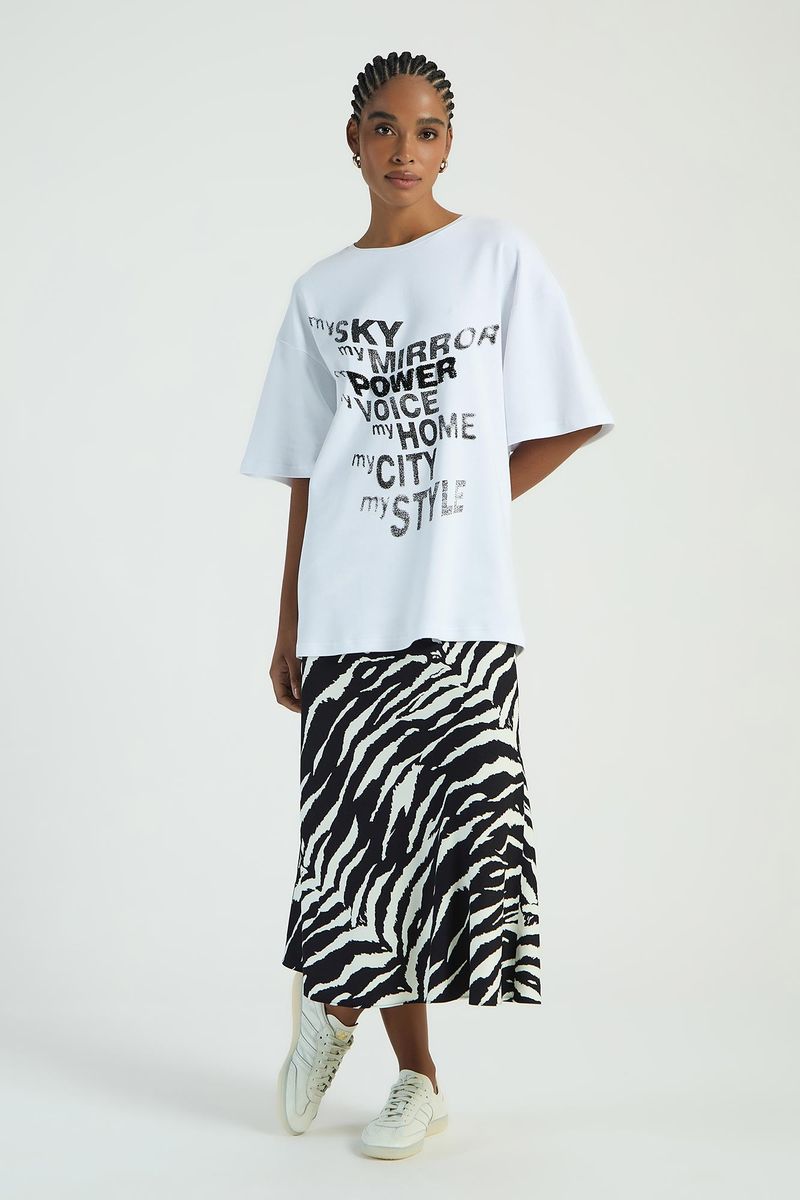 T-SHIRT SILK INSIGHTS - BRANCO