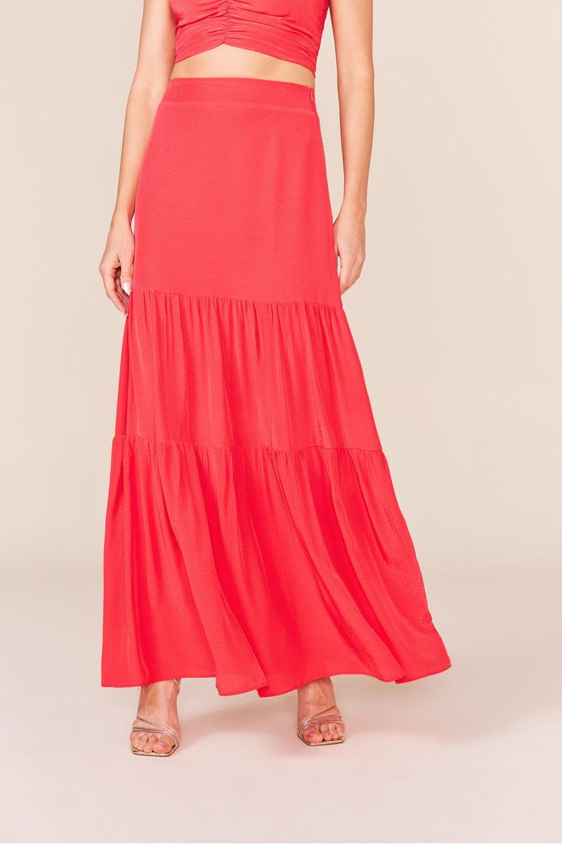 SAIA LONGA VISCOSE POAS SURTOM -VERMELHO