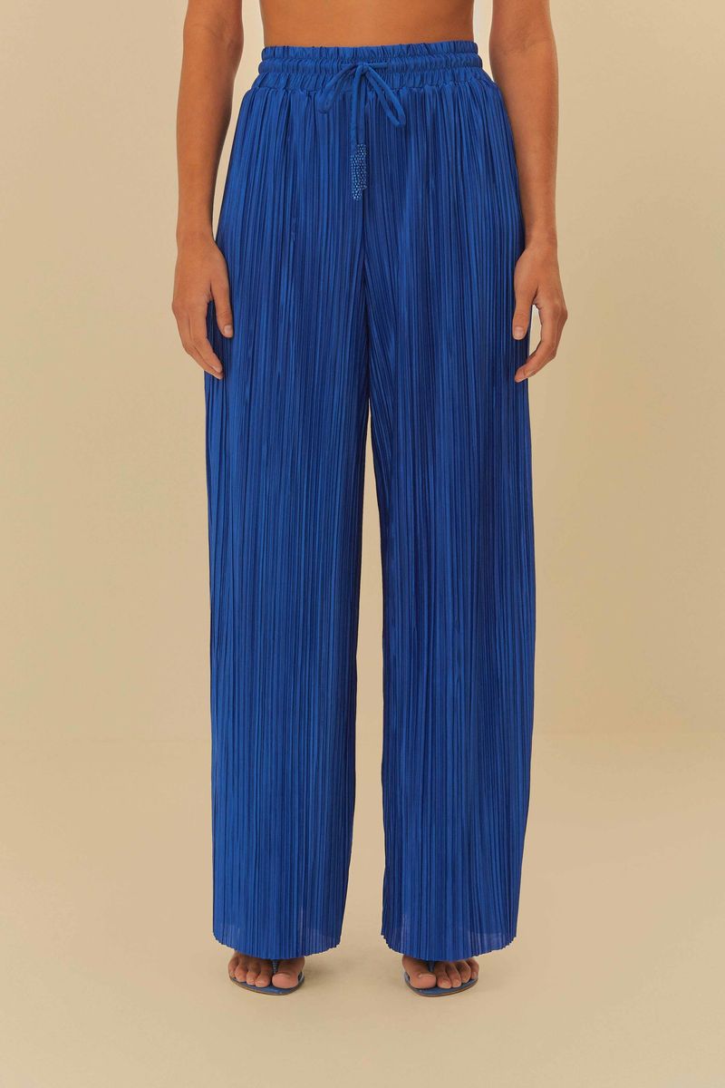 Calça Plissada