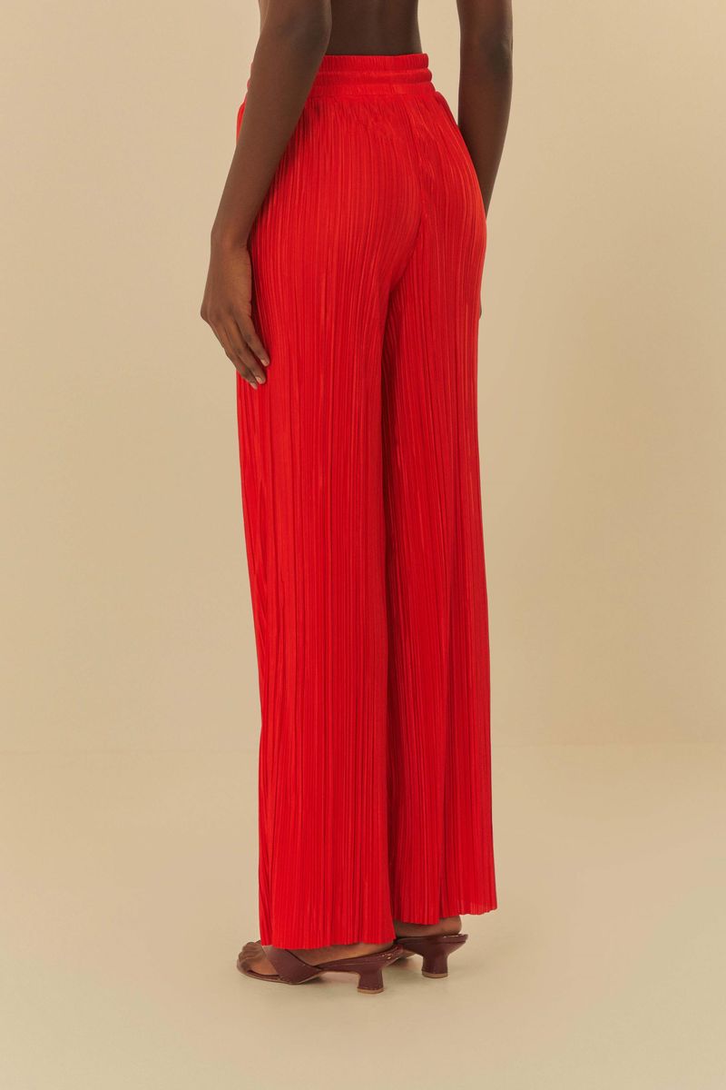 Calça Plissada