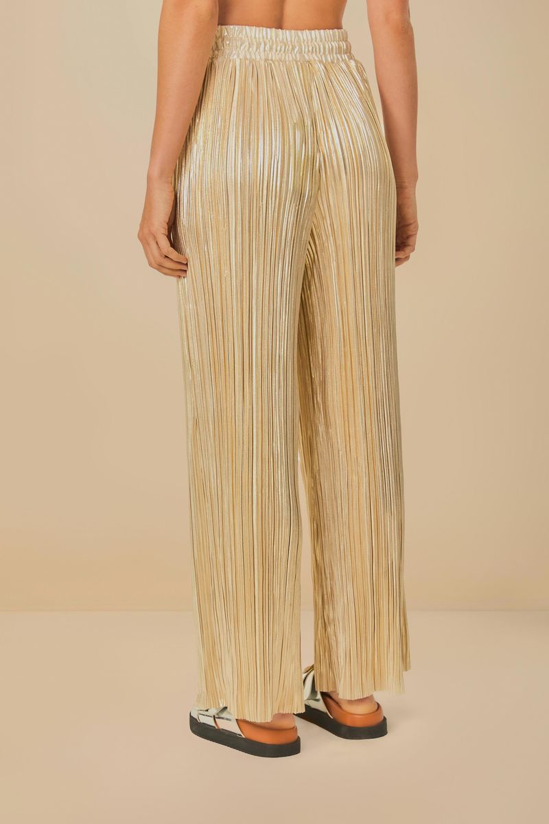 Calça Plissada
