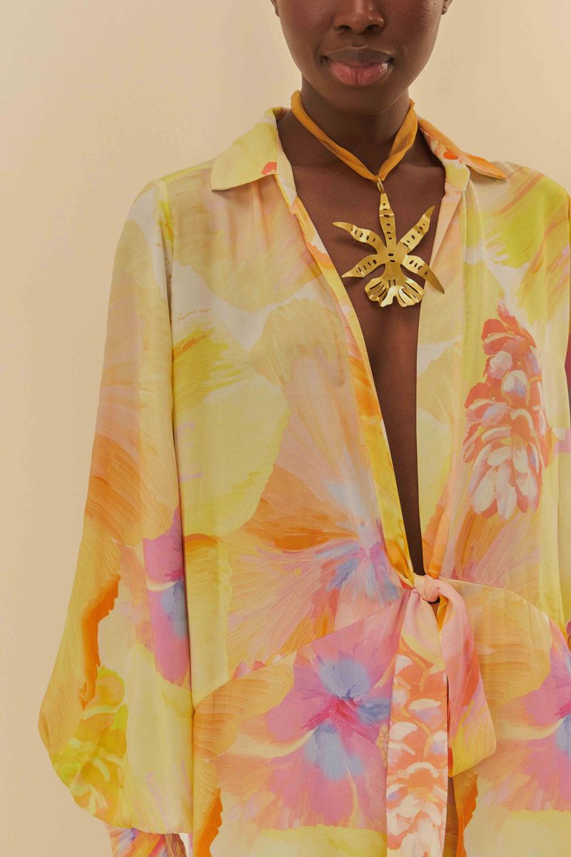 Kimono Estampado Caribe