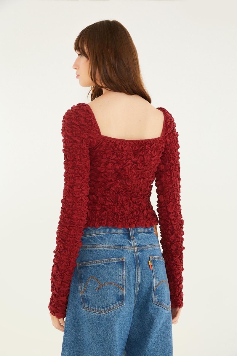 Blusa Lastex Mangas