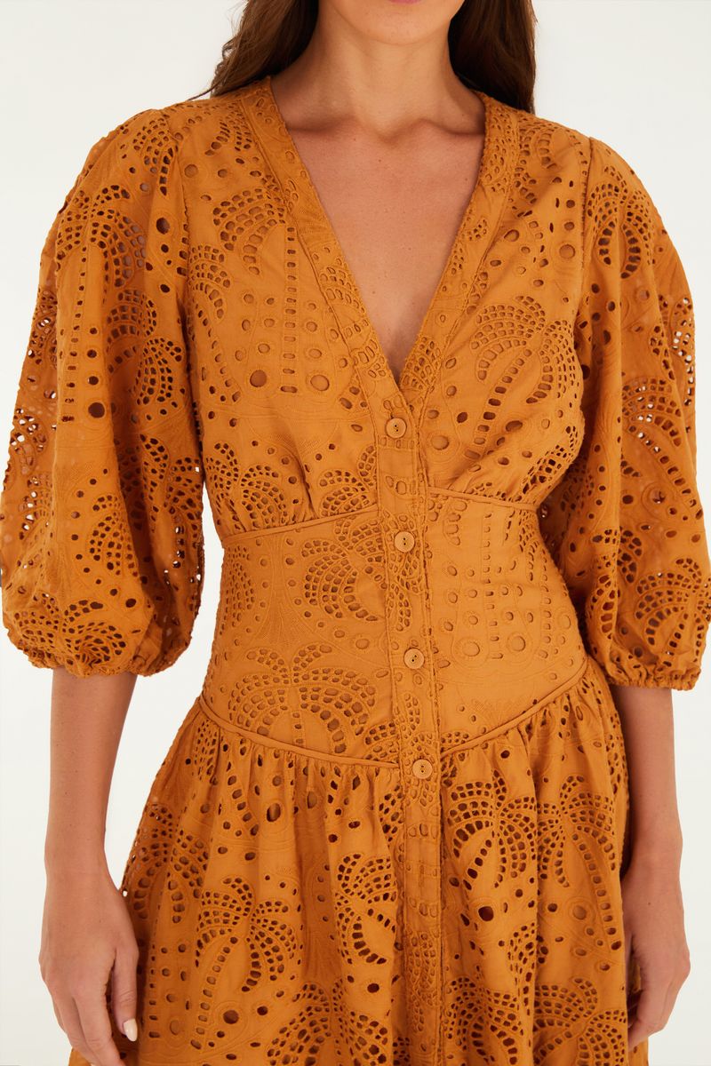 Vestido Laise Flor De Cacto