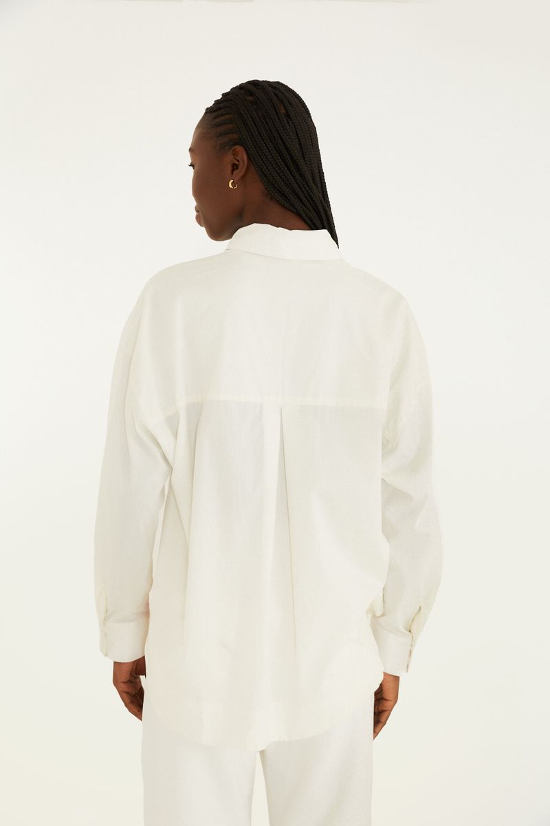 Camisa Artesanal Flor Rosália