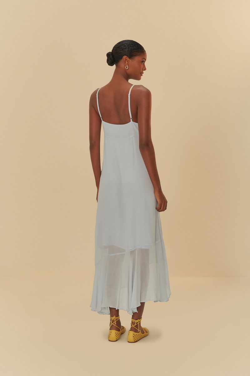 Vestido Babados Alcinhas