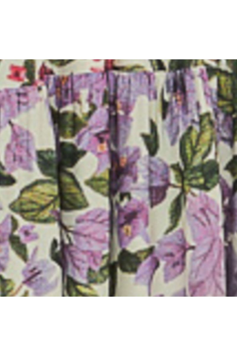 Vestido Jardineira Patch Bouganvillea