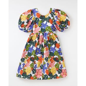 Vestido Ramo De Flor Est Ramo De Flor Fundo Off