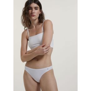 Kit 5 Calcinhas Básicas Tanga Em Algodão