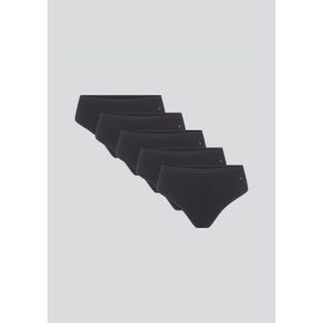 Kit 5 Calcinhas Básicas Caleçon Em Algodão