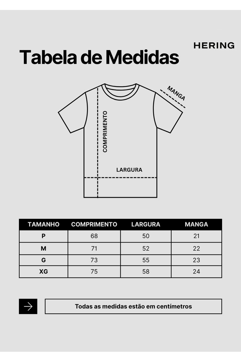 Kit Com 3 Camisetas Masculinas Básicas Slim Hering