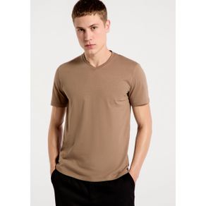 Camiseta Básica Masculina Manga Curta Gola V World