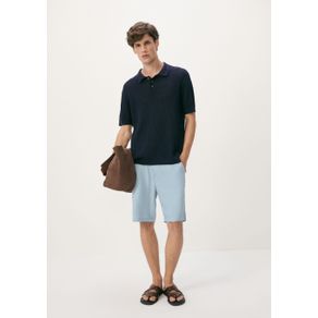 Bermuda Básica Masculina Chino Em Linho