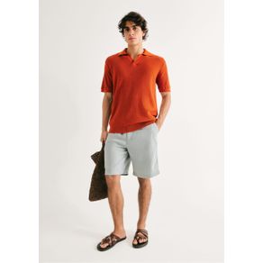 Bermuda Básica Masculina Chino Em Linho