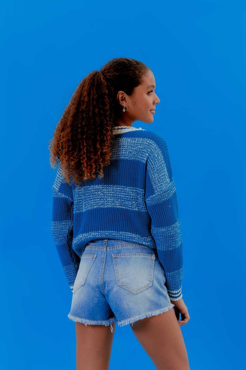 Short Jeans Cintura Alta - Jeans