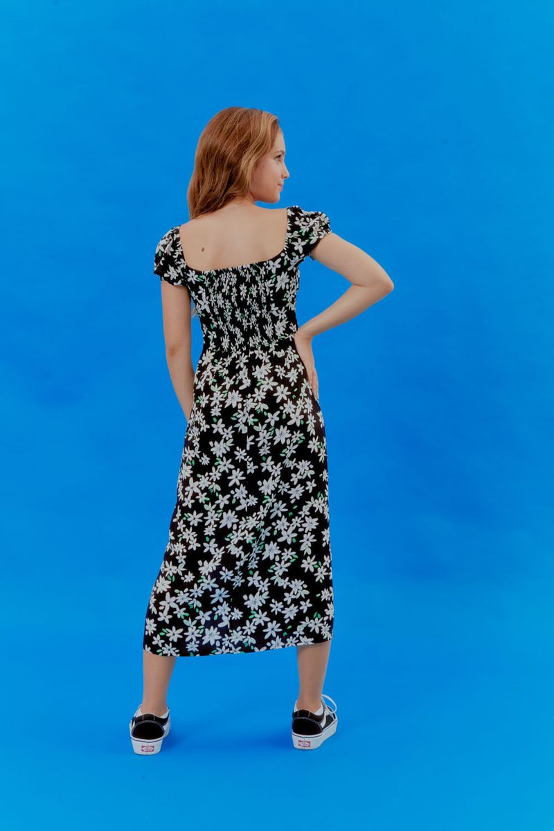Vestido Midi Estampa Lamarine Yo - Est Lamarine Yo