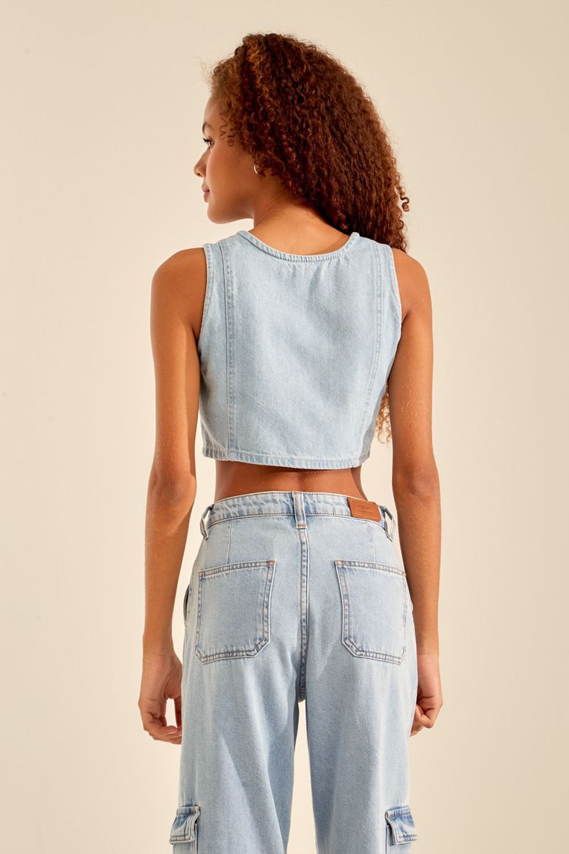 Colete Jeans Delave - Jeans