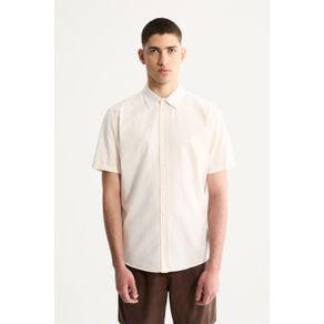 Camisa Manga Curta Oxford
