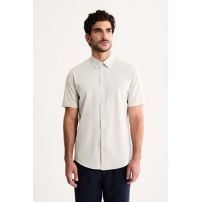 Camisa Manga Curta Oxford