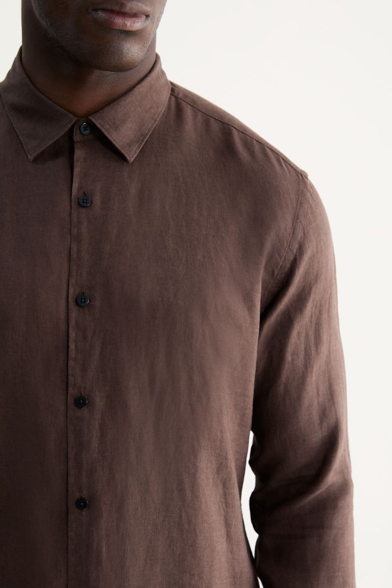 Camisa Manga Longa Linho Lumiar