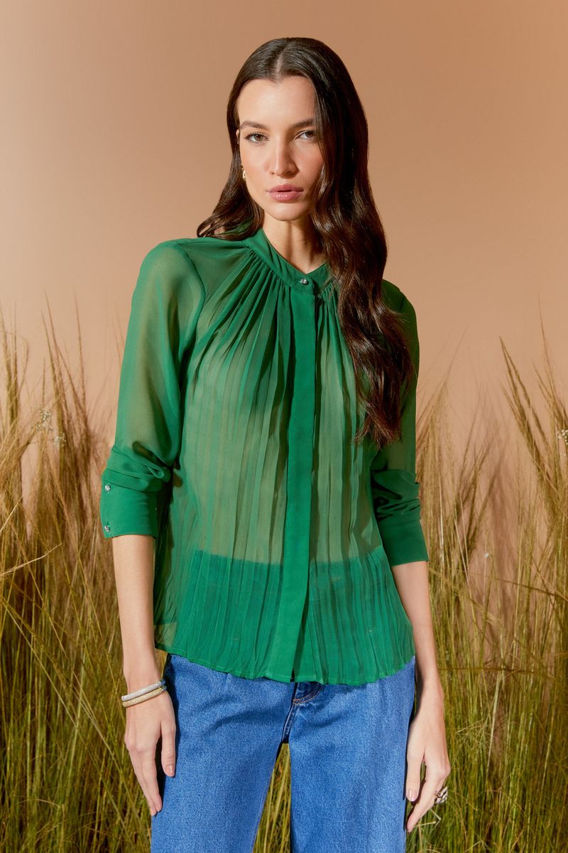 CAMISA BOTÃO CRISTAL