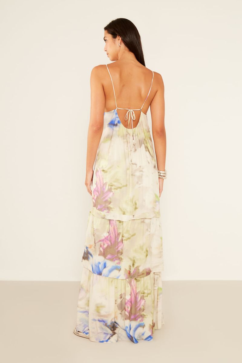 Vestido Alça Estampa Vic - Est Vic
