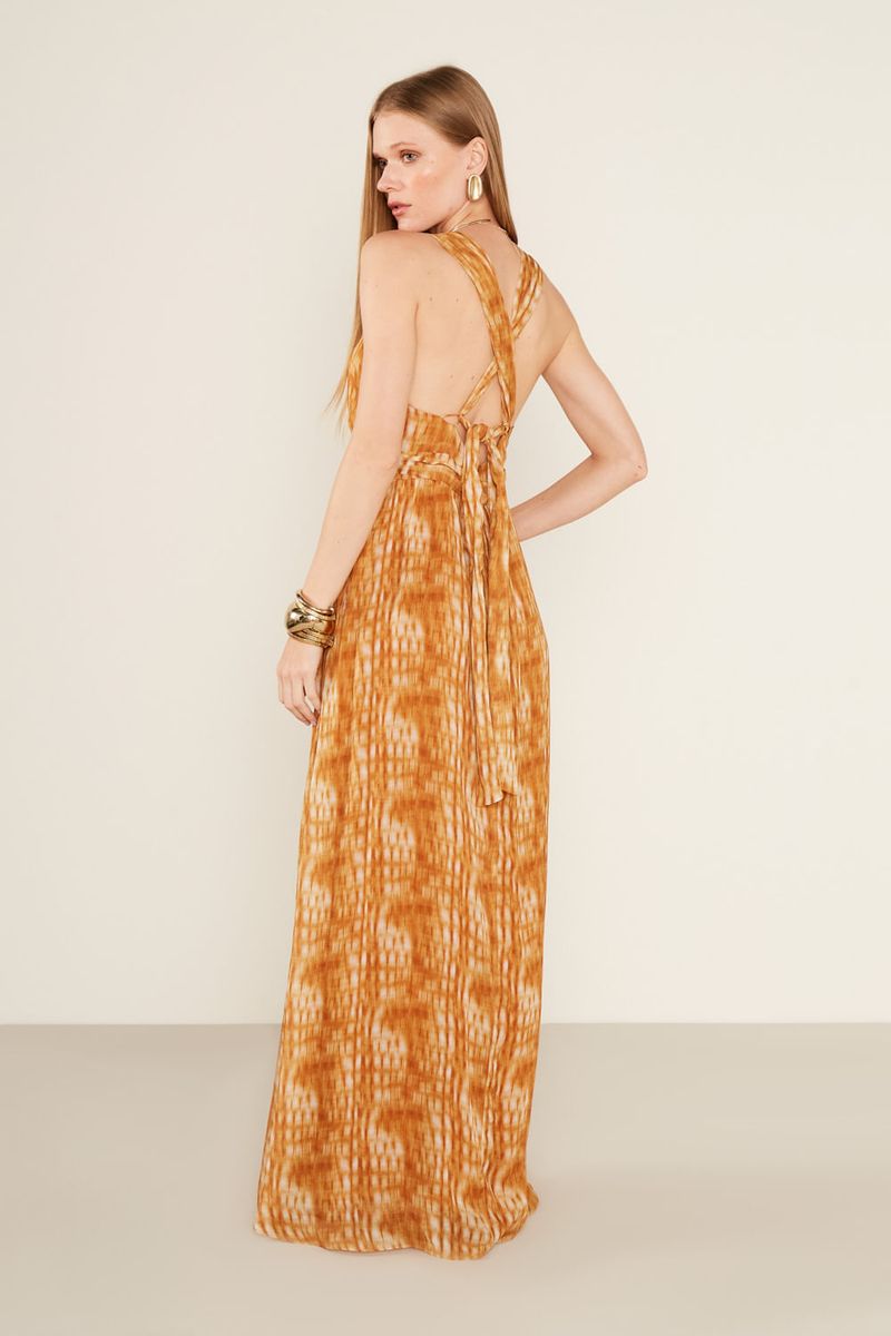 Vestido Longo Estampa Martina - Est Martina