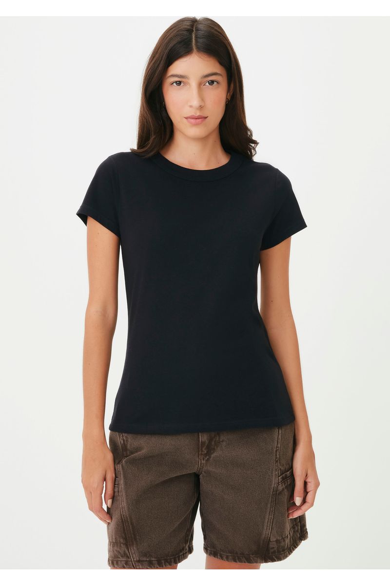 Kit Com 2 Camisetas Femininas Básicas Baby Look Hering